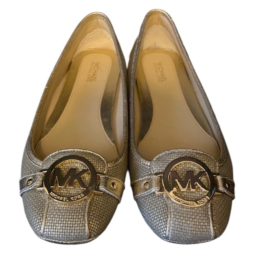 Nice! MK Moccasins/Flats. Gold Leather. VGUC Sz. 7M
